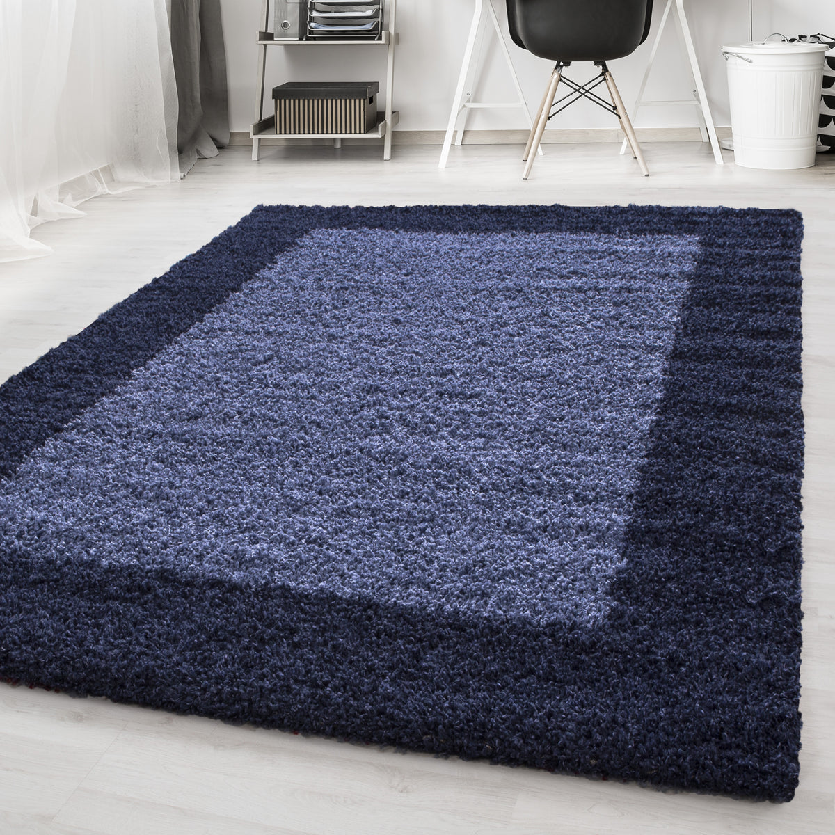 Design 1503 Marineblau Rechteckig
