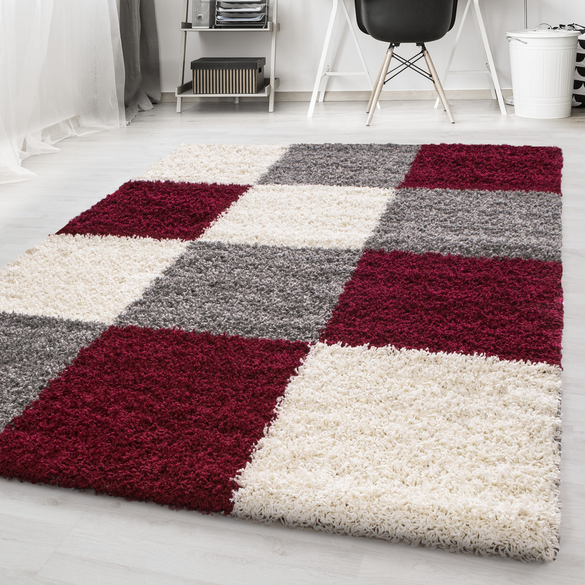 Design 1501 Rot Rechteckig