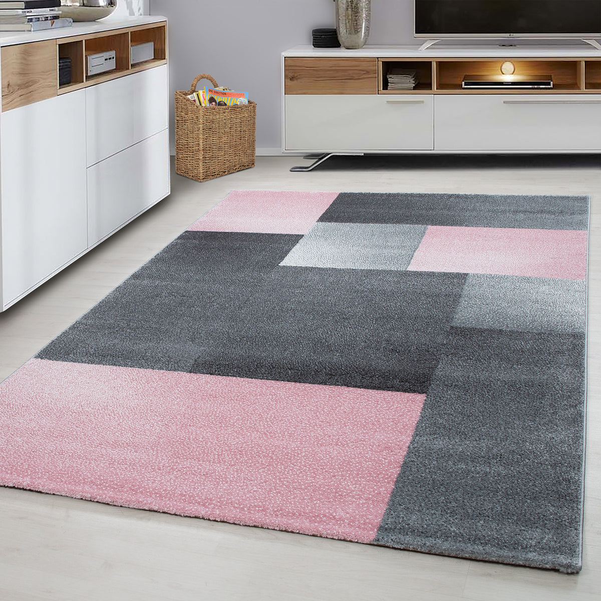 Design 1810 Rosa Rechteckig