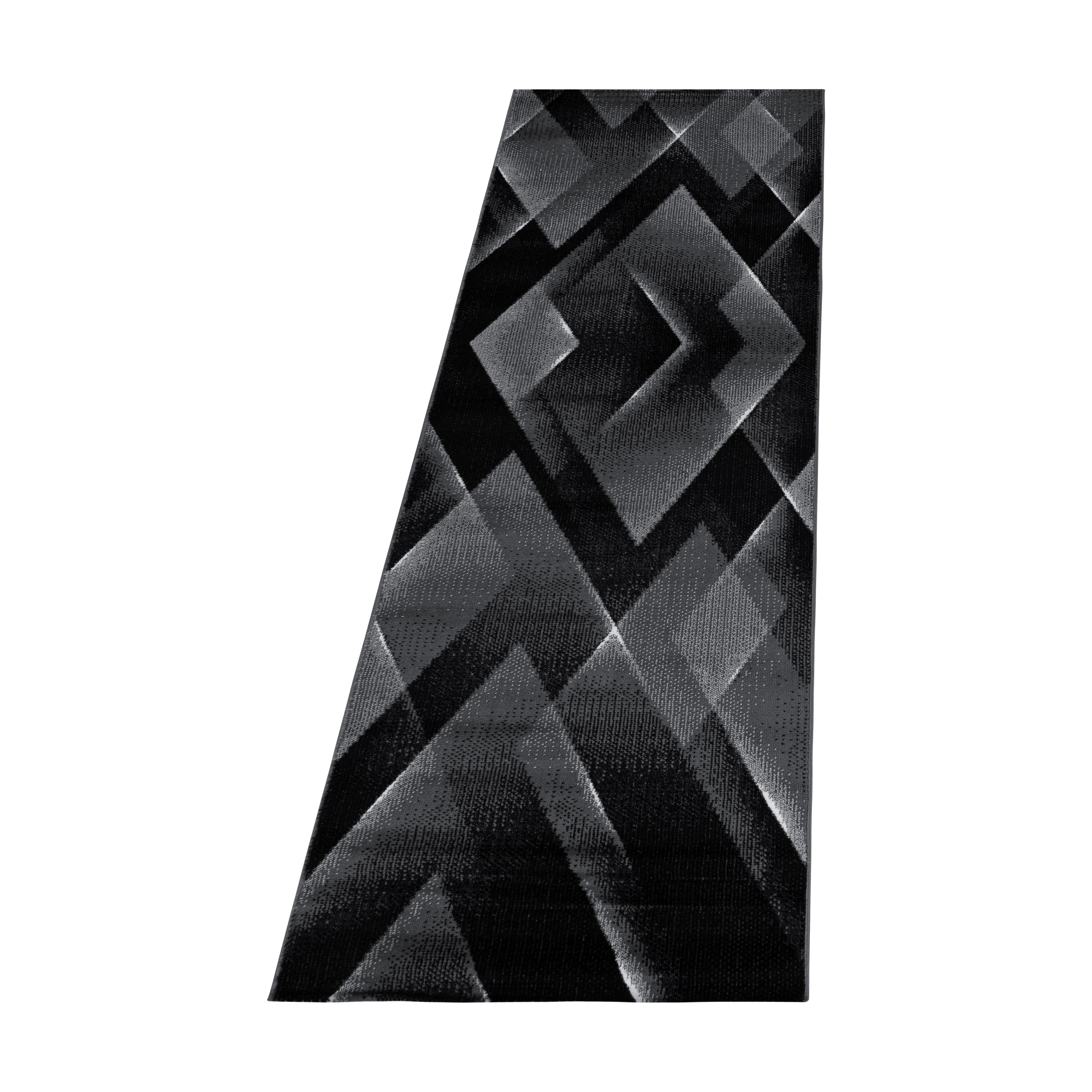 Kurzflor-Teppich Abstraktes Design Herbstfarben