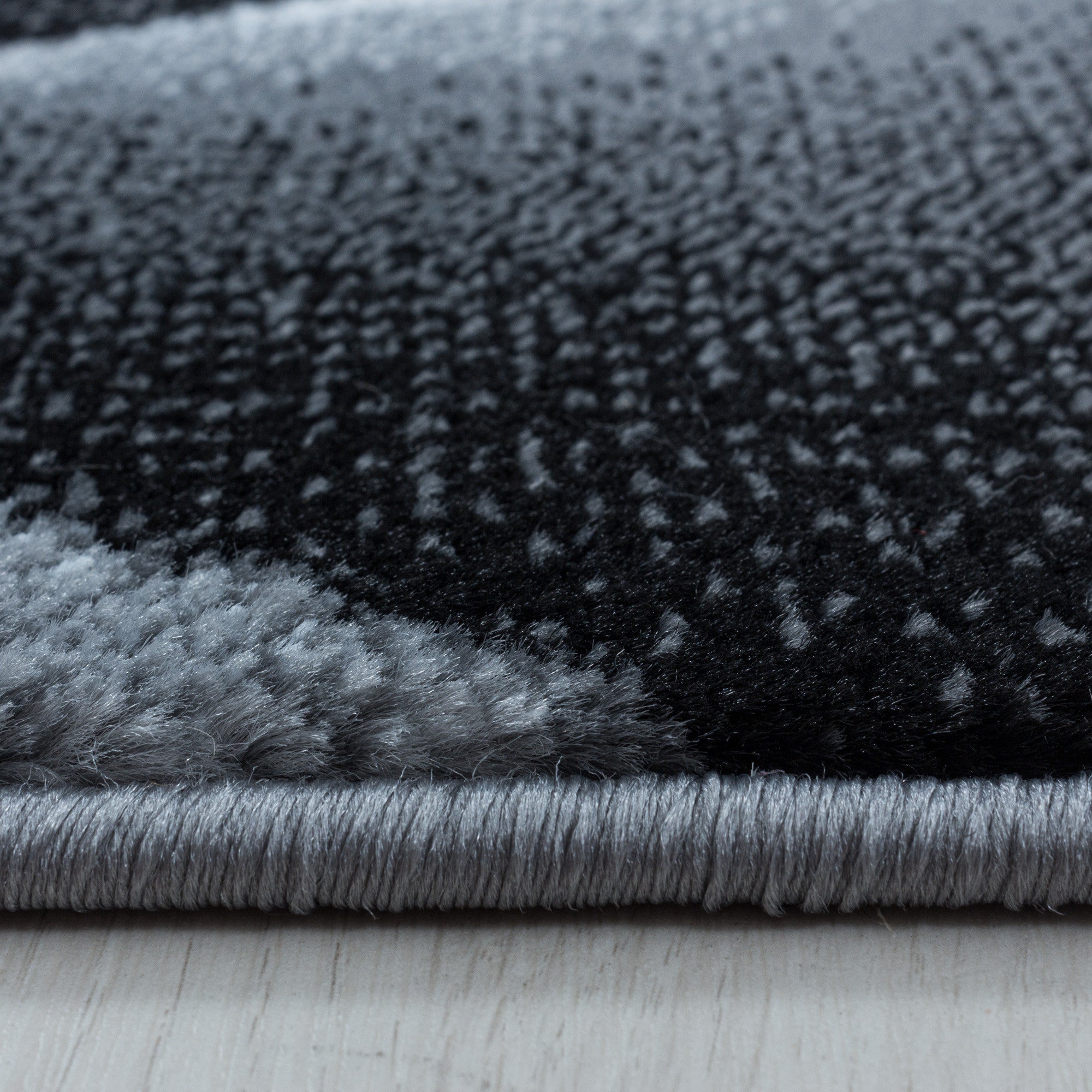 Kurzflor-Teppich Abstraktes Design Herbstfarben