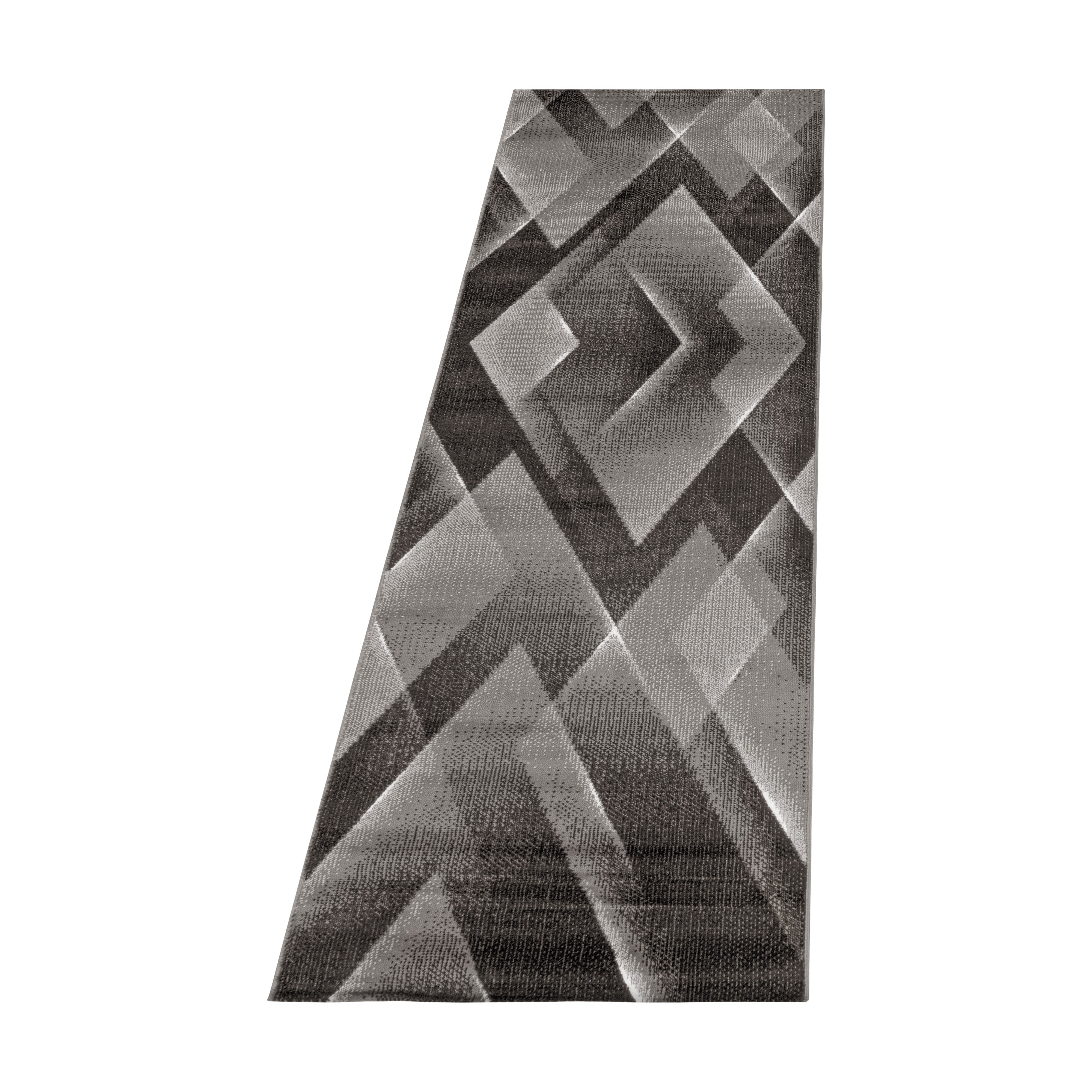 Kurzflor-Teppich Abstraktes Design Herbstfarben