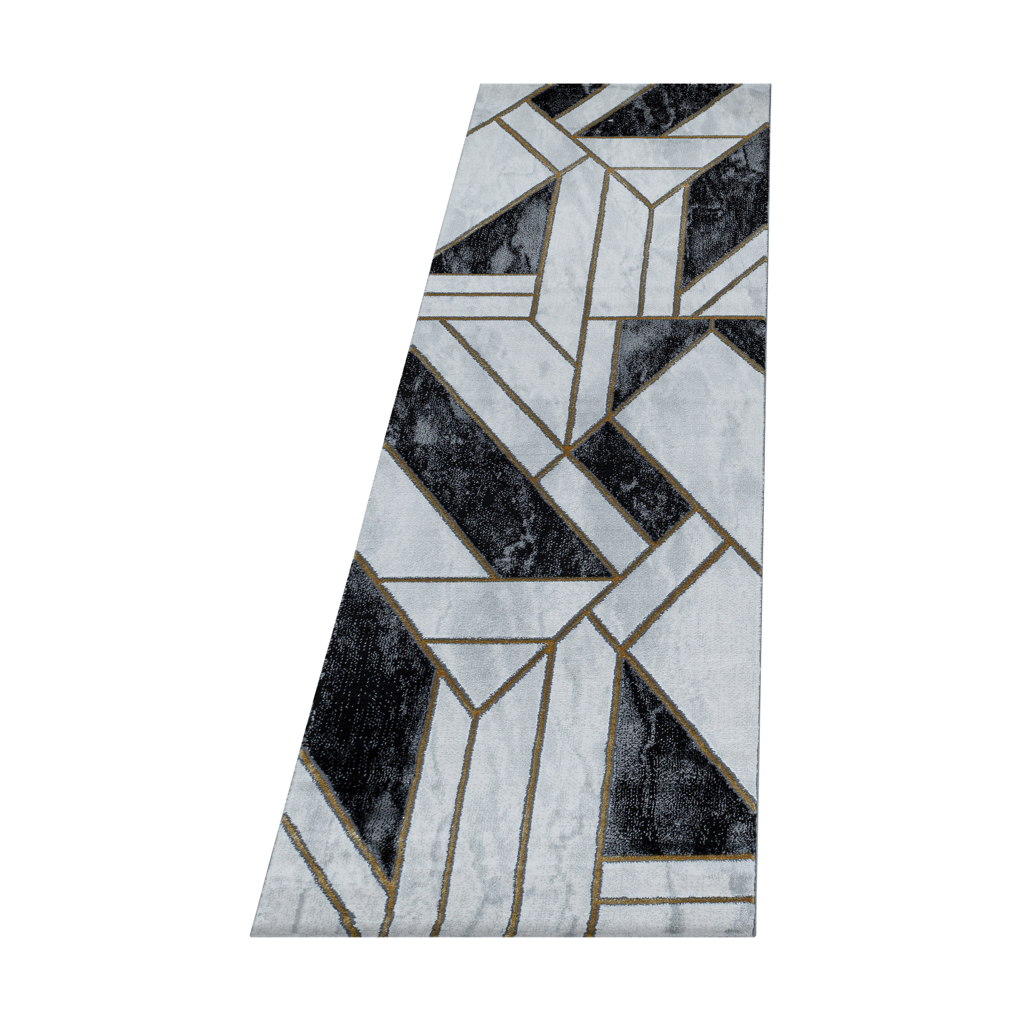 Kurzflor-Teppich modernes Marmor Design