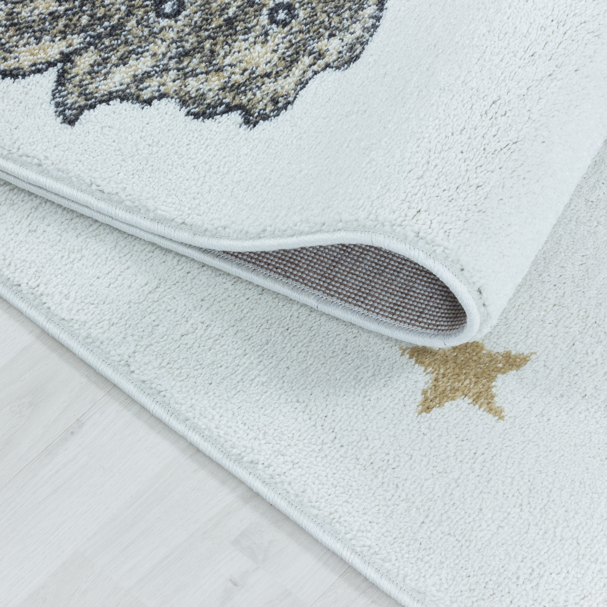 Kinder Teppich Kinderzimmer für Jungs und Mädchen weich Dinosaurier Design bunt aus Regenbogen Fußball UVM. aus Polypropylen