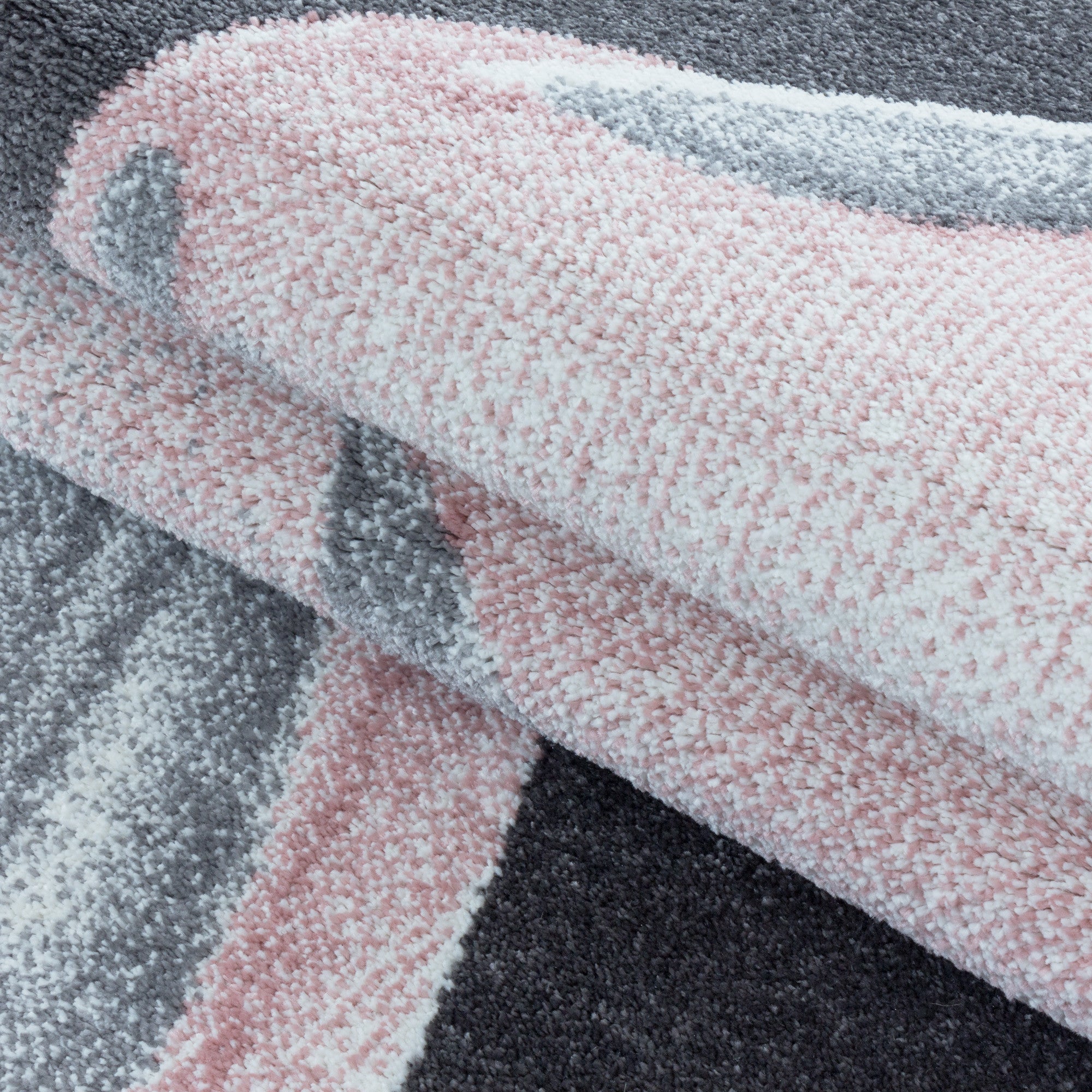 Kinder-Teppich rosa und blau Drachen Design niedlich