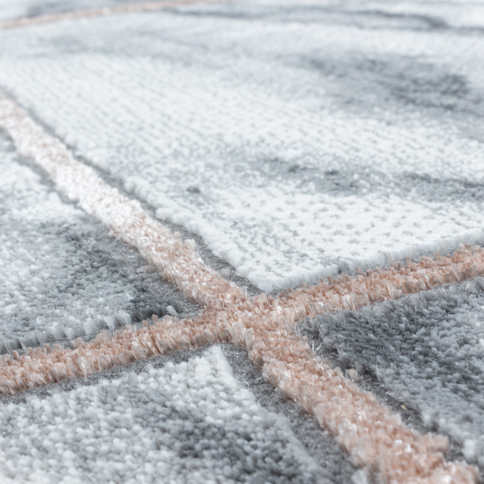 Kurzflor-Teppich Stilvolle Teppiche Marmor Optik