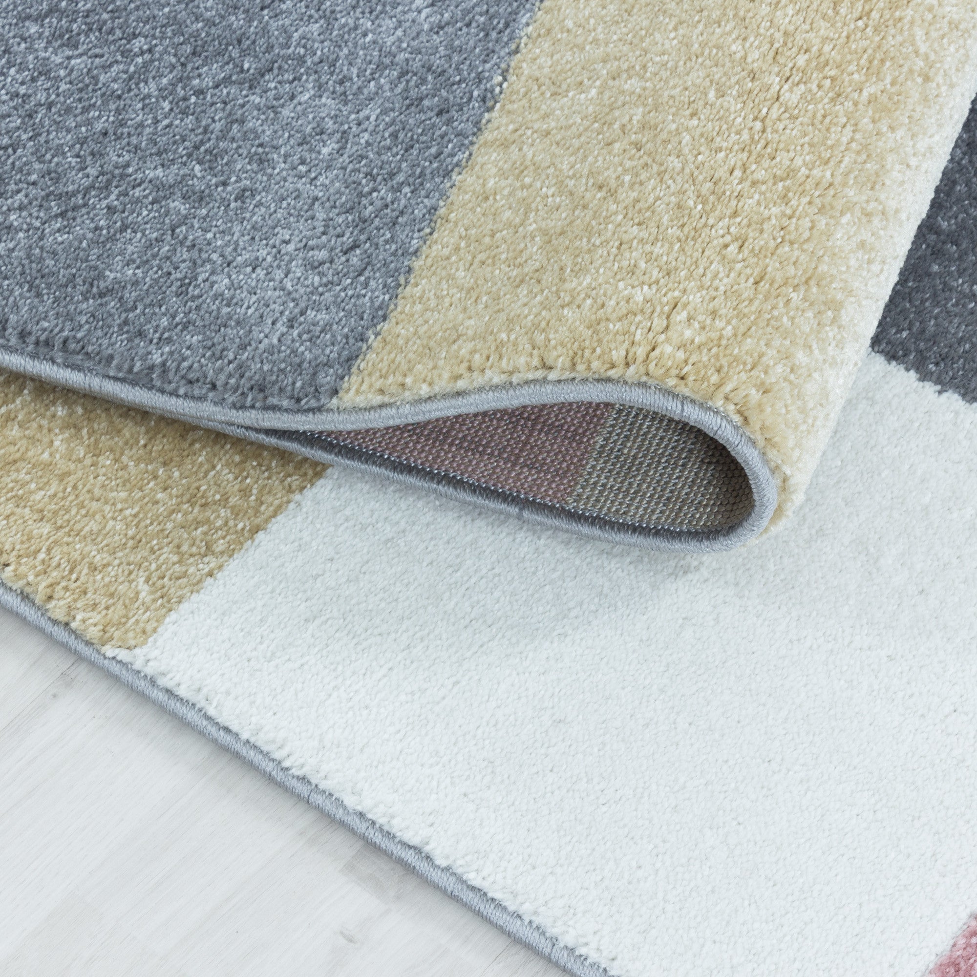 Kinder-Teppich kariertes Design bunt