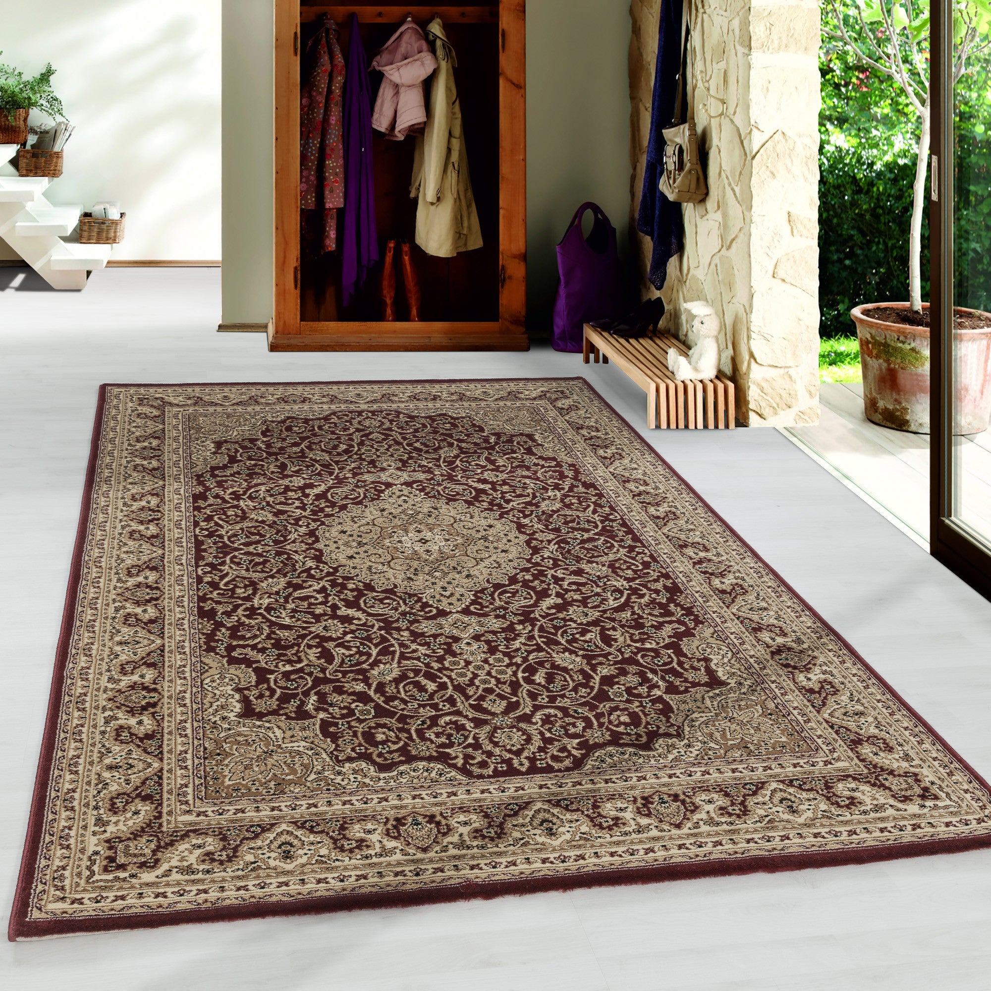 Kurzflor-Teppich im Orient Design: warmherzig und stilvoll