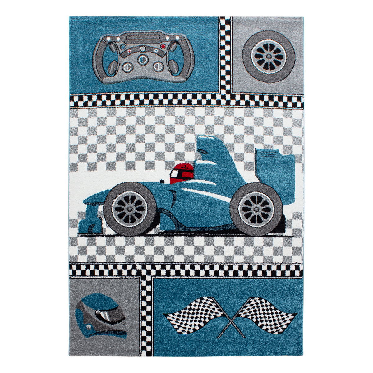 Design 0460 Blau Rechteckig