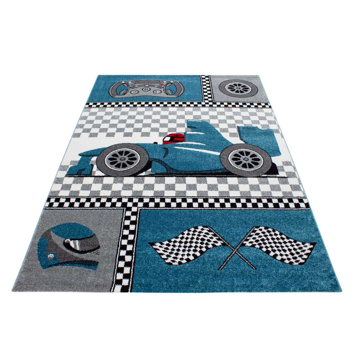 Design 0460 Blau Rechteckig