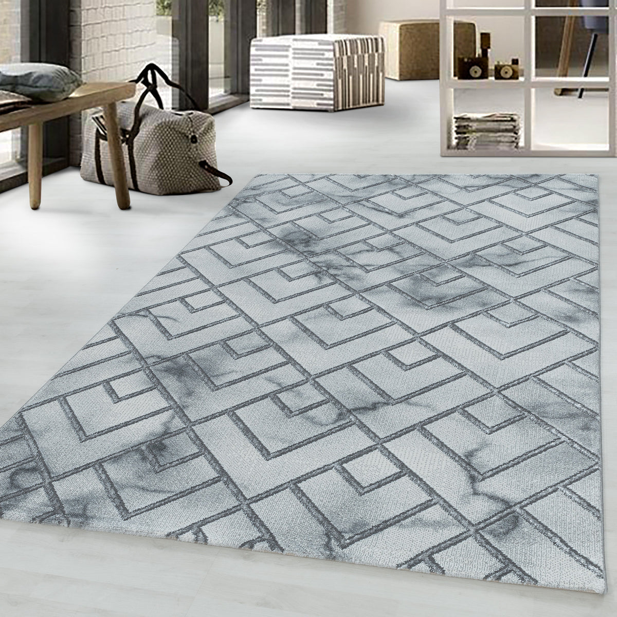 Design 3813 Silber Rechteckig