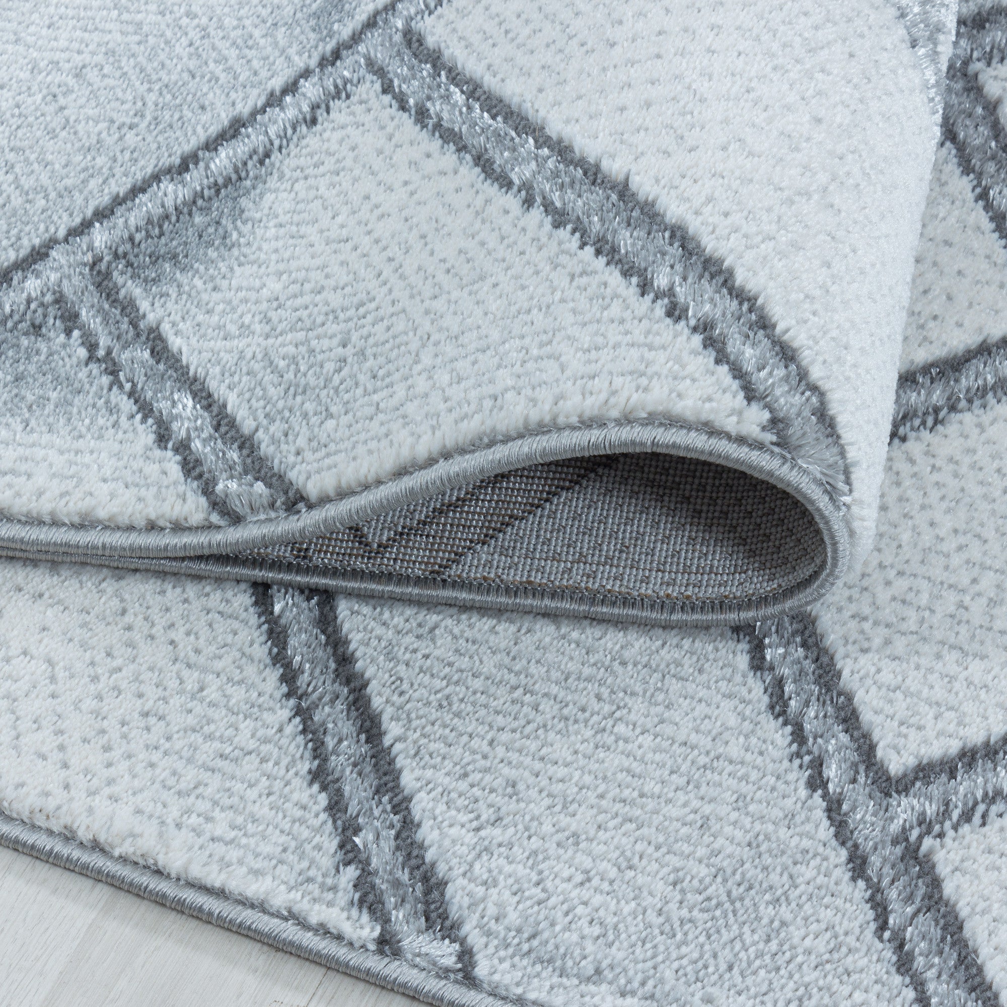 Kurzflor-Teppich im Marmor Design tolle Optik