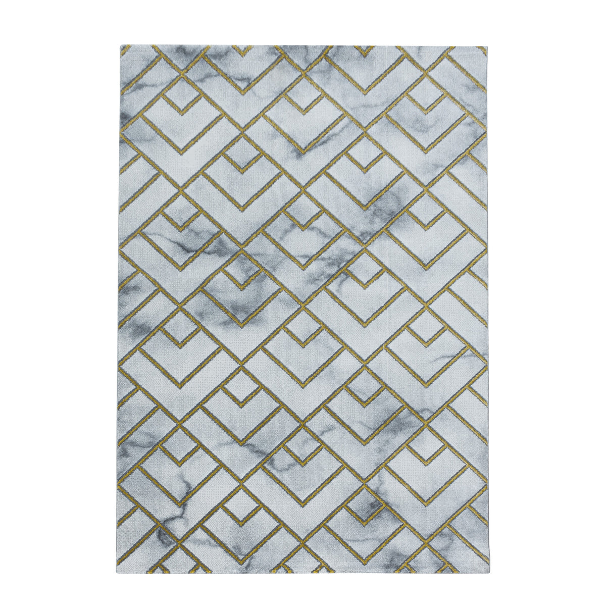 Design 3813 Gold Rechteckig