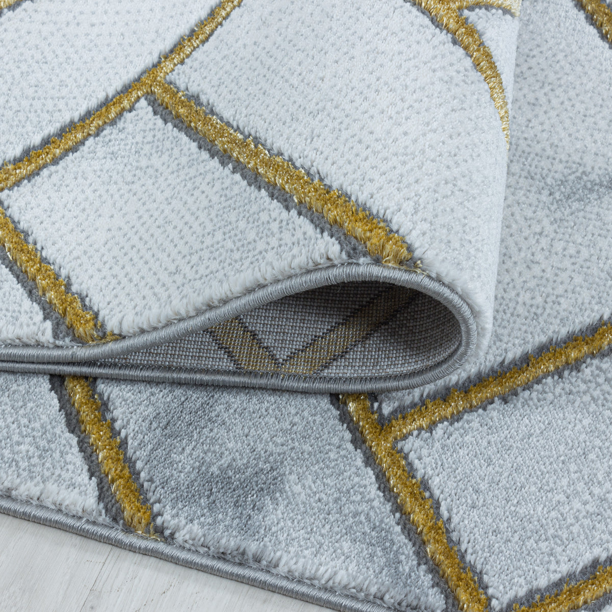 Design 3813 Gold Rechteckig