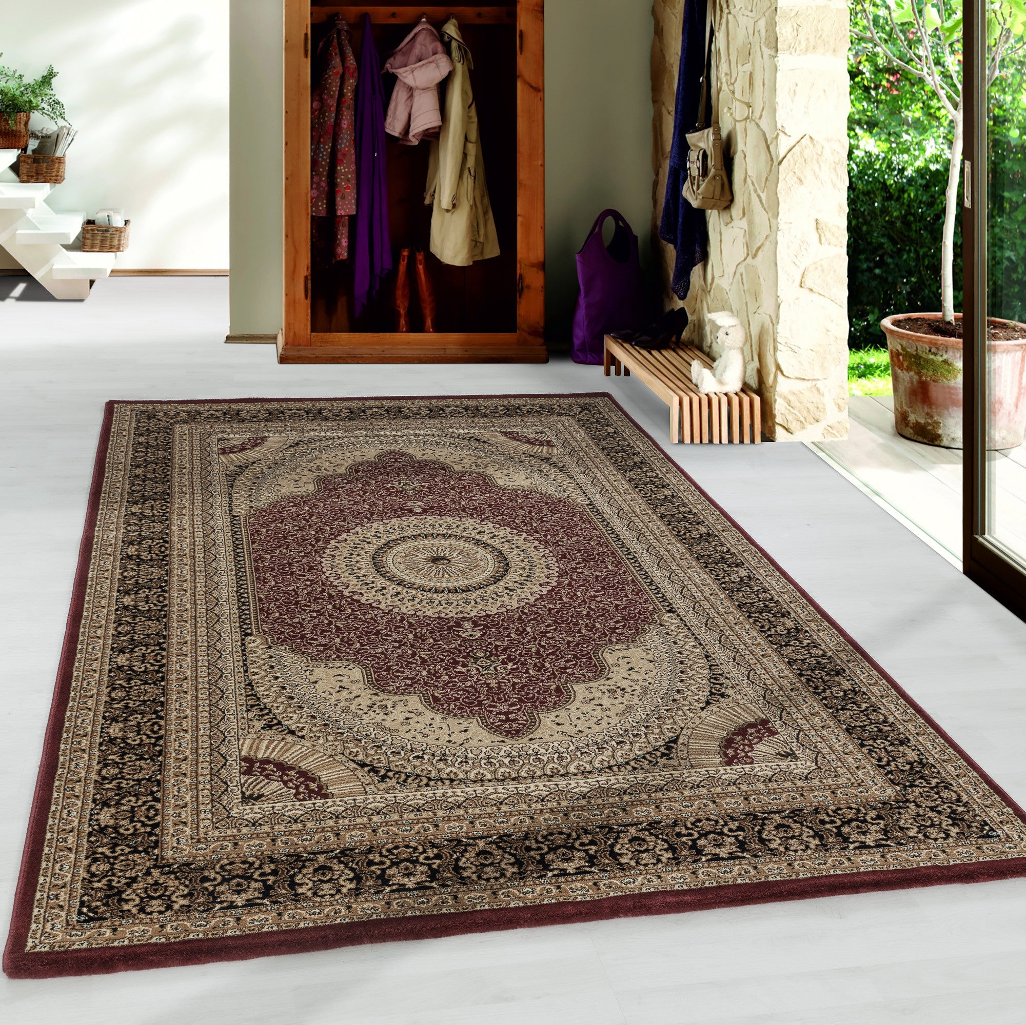 Kurzflor-Teppich im Orient Design: elegant und gemütlich