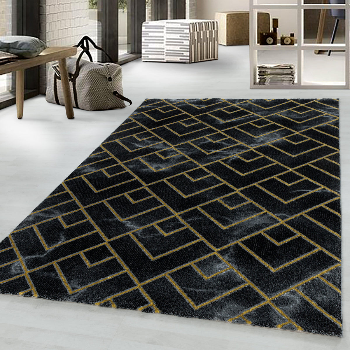 Design 3814 Gold Rechteckig