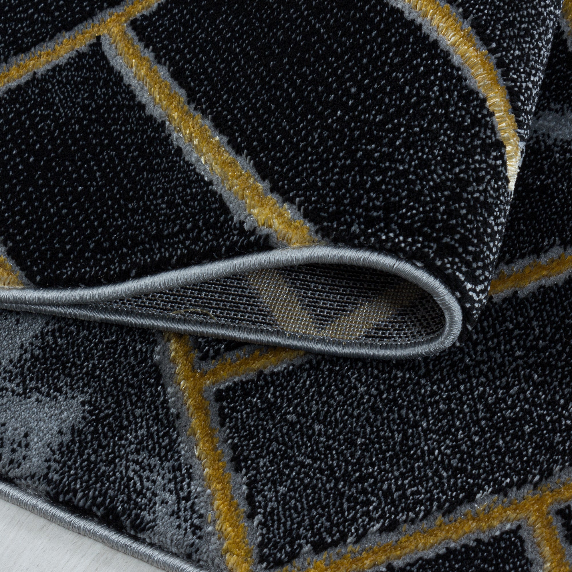 Kurzflor-Teppich im Marmor Stil sehr edel