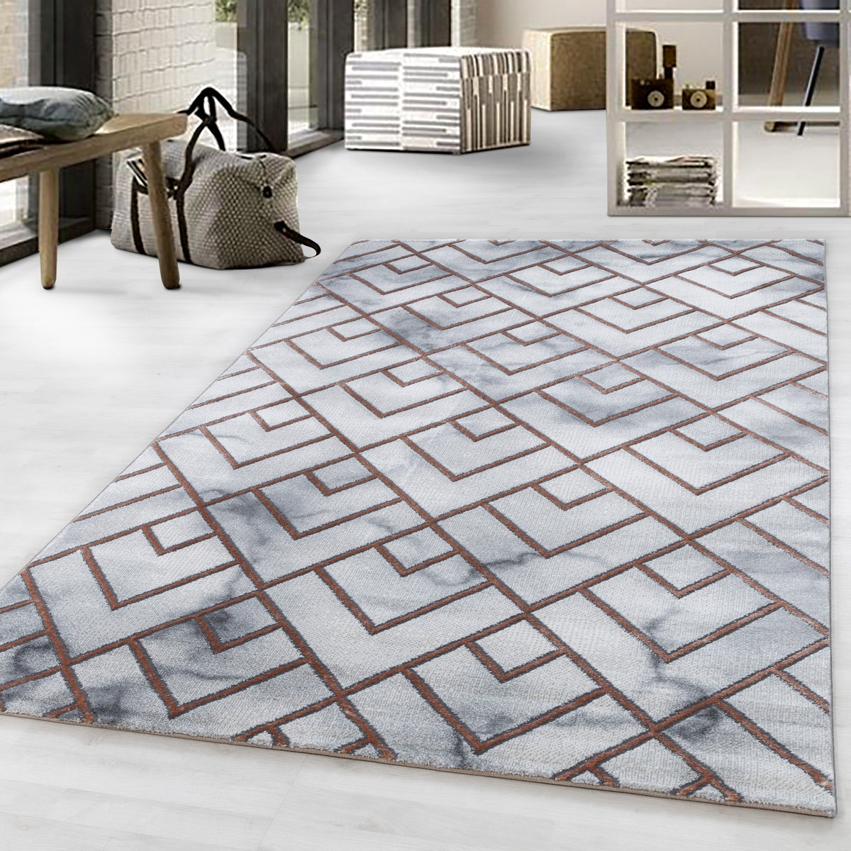 Design 3813 Bronze Rechteckig
