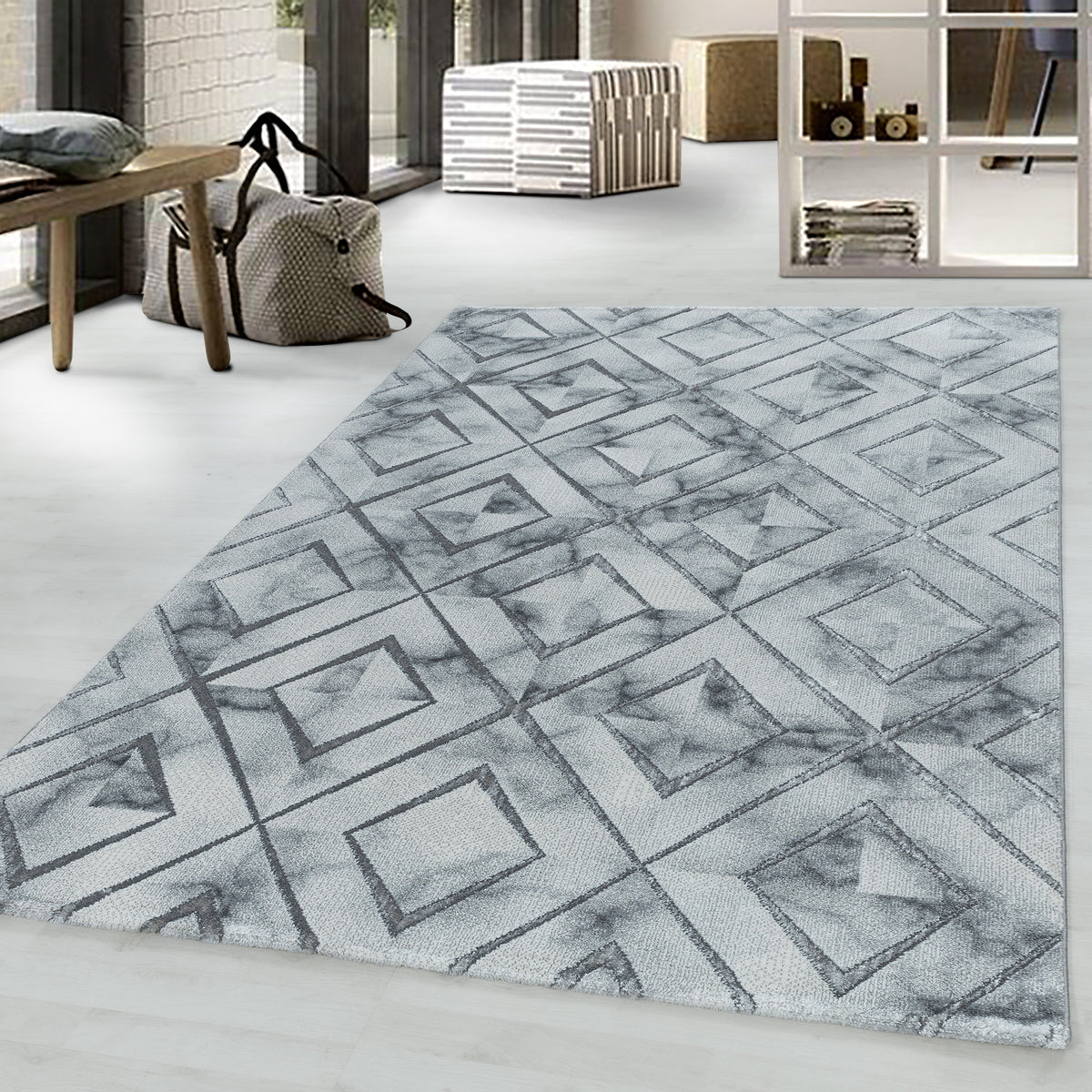 Design 3811 Silber Rechteckig