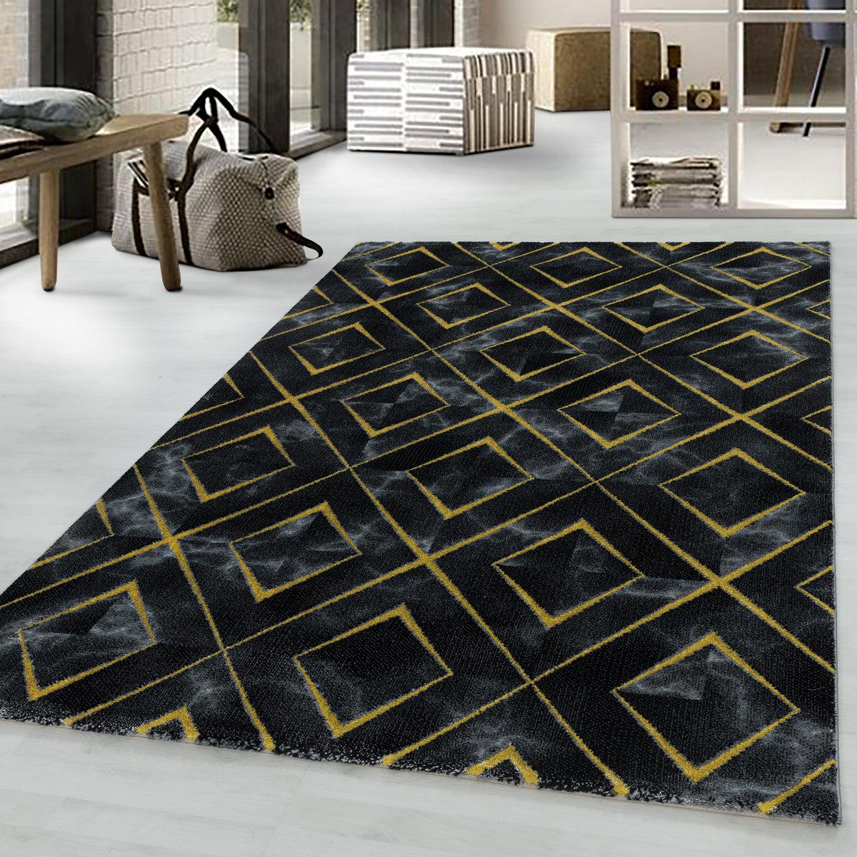 Design 3812 Gold Rechteckig