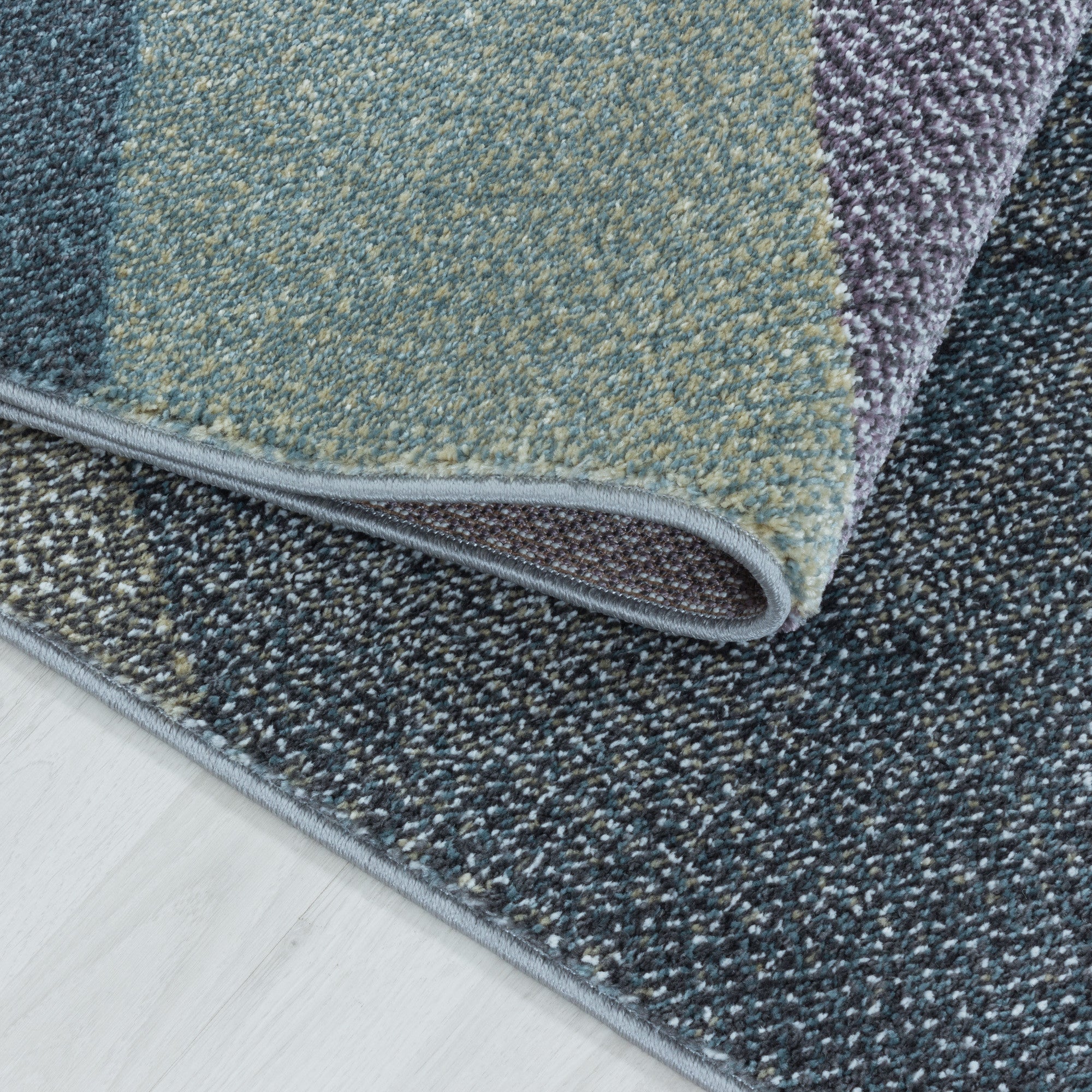 Kinder-Teppich Weltraumraketen Design bunt