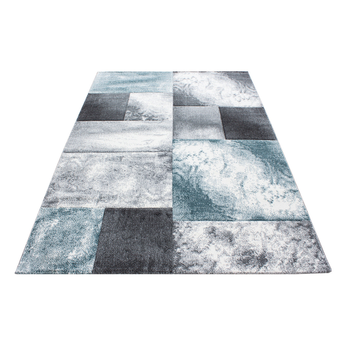 Design 1710 Blau Rechteckig