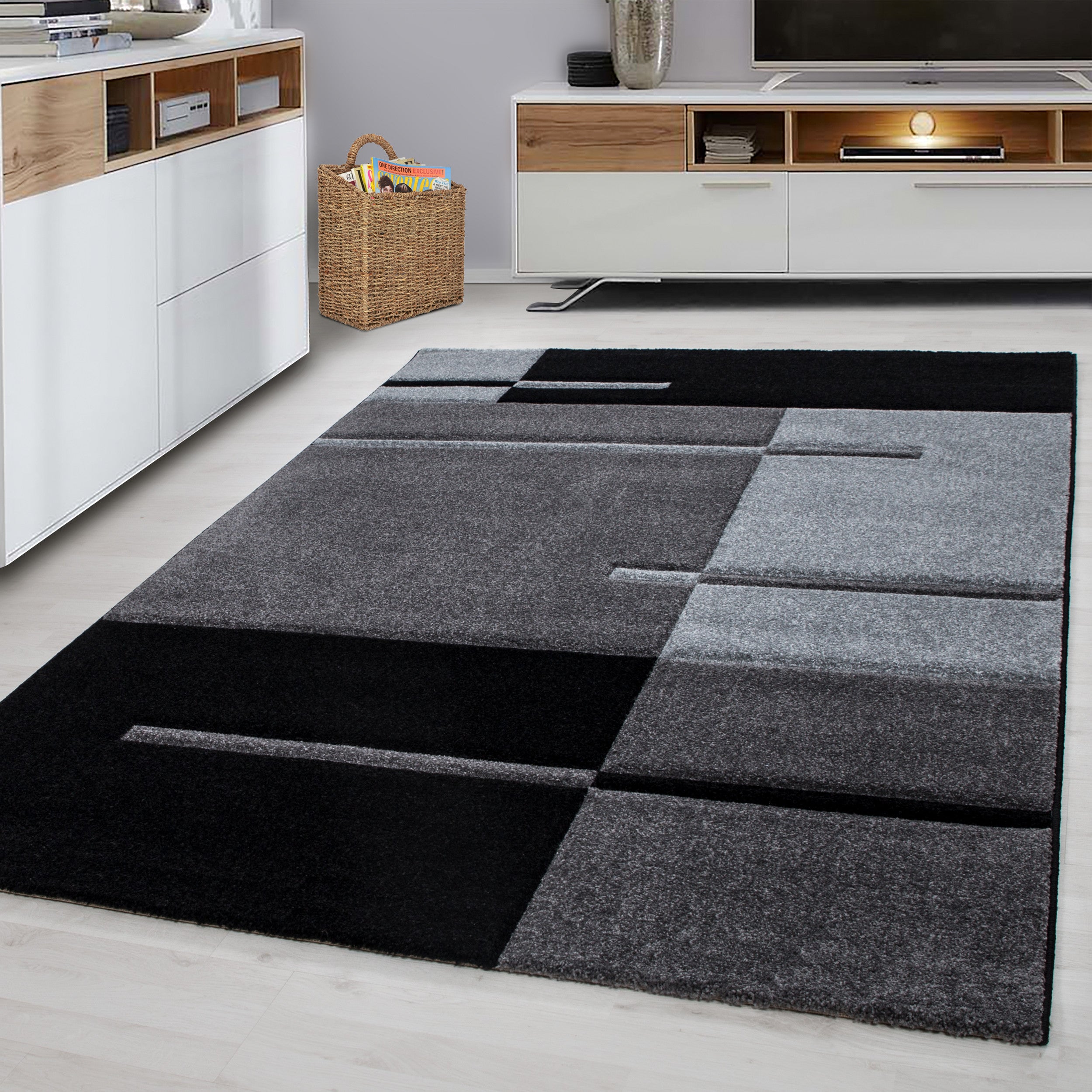 Kurzflor-Teppich Flauschig und pflegeleicht