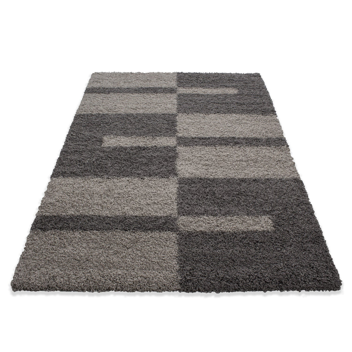 Hochflor-Teppich GALA – Karomuster