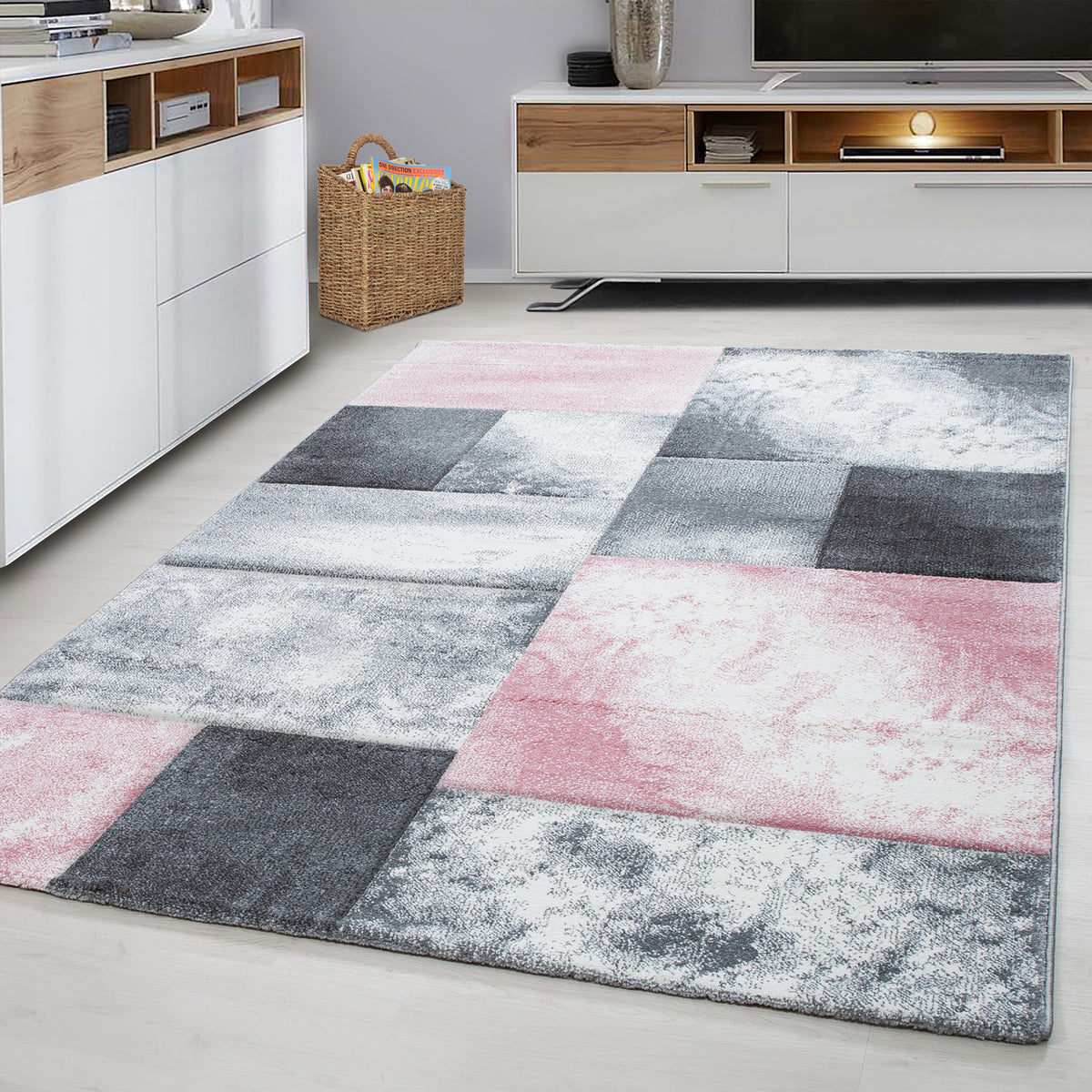 Design 1710 Rosa Rechteckig