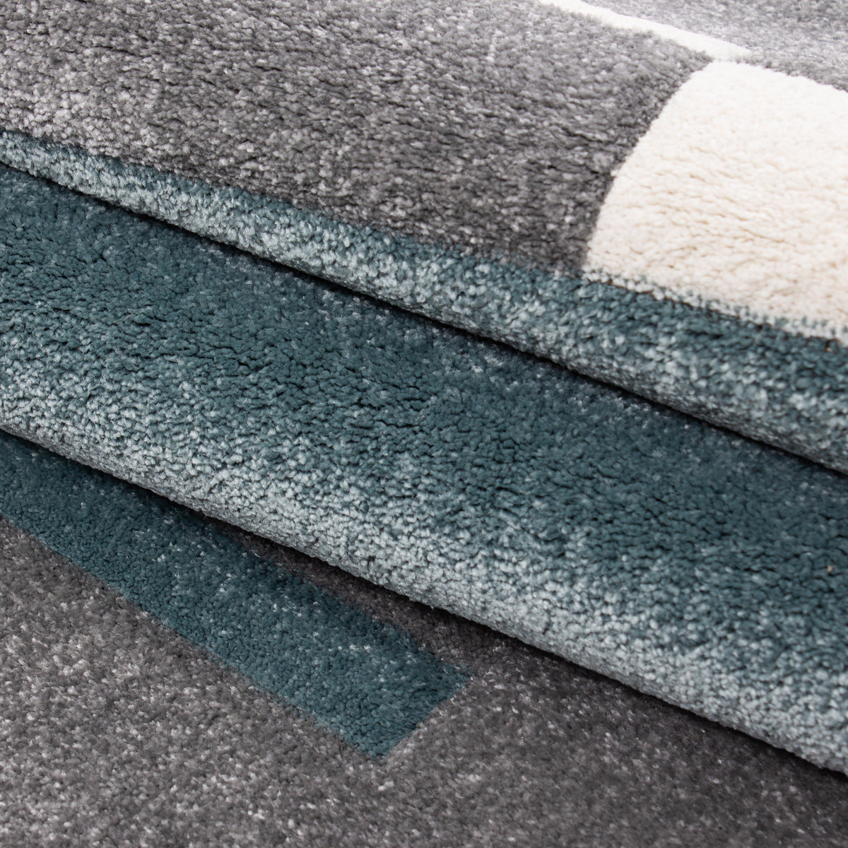 Design 1310 Blau Rechteckig