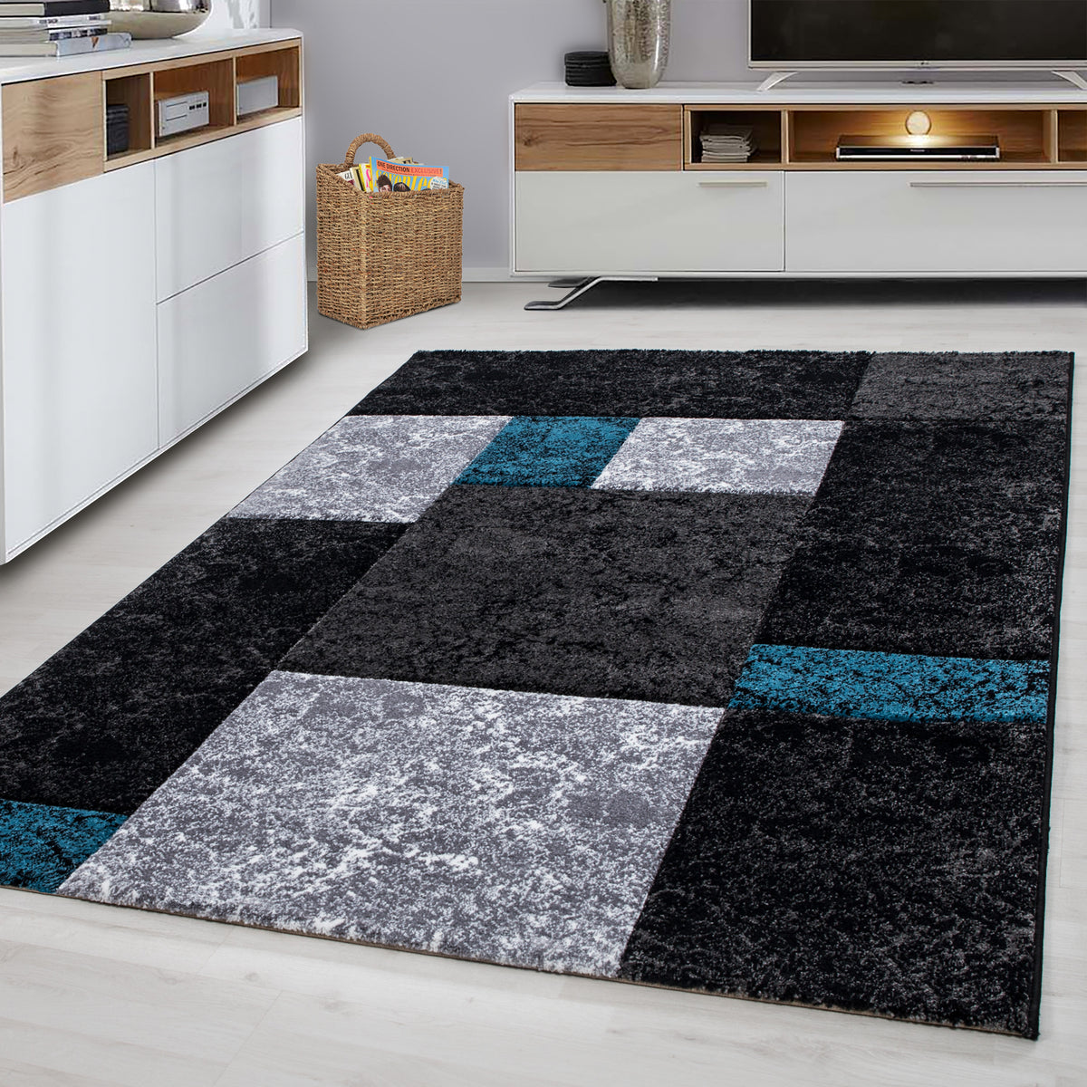 Design 1330 Türkis Rechteckig