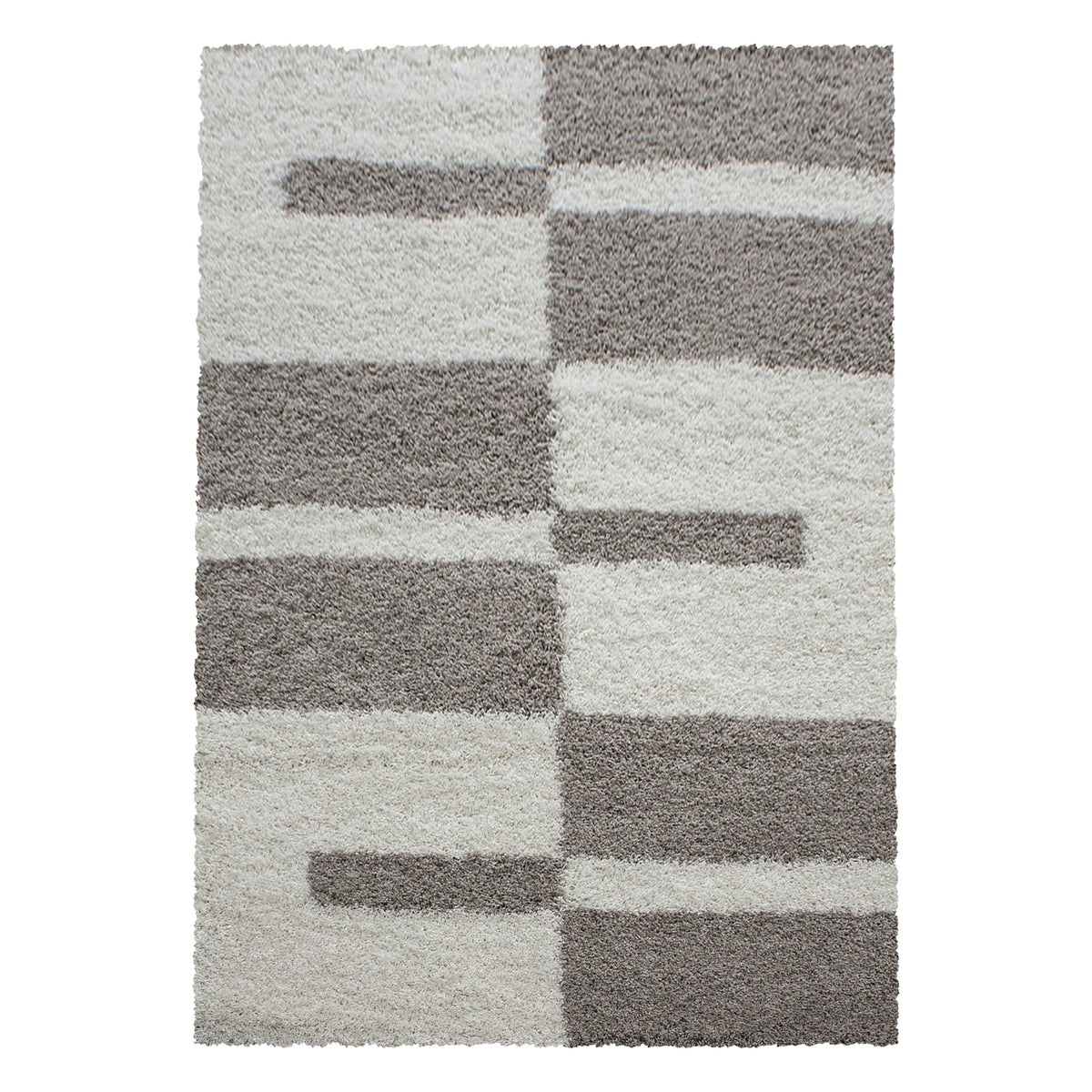 Hochflor-Teppich GALA – Karomuster