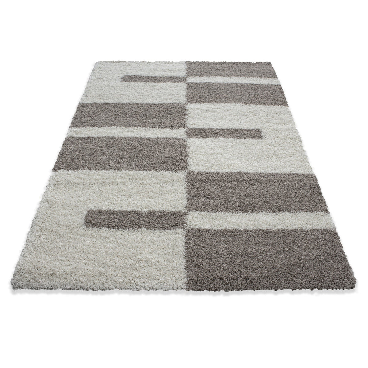 Hochflor-Teppich GALA – Karomuster