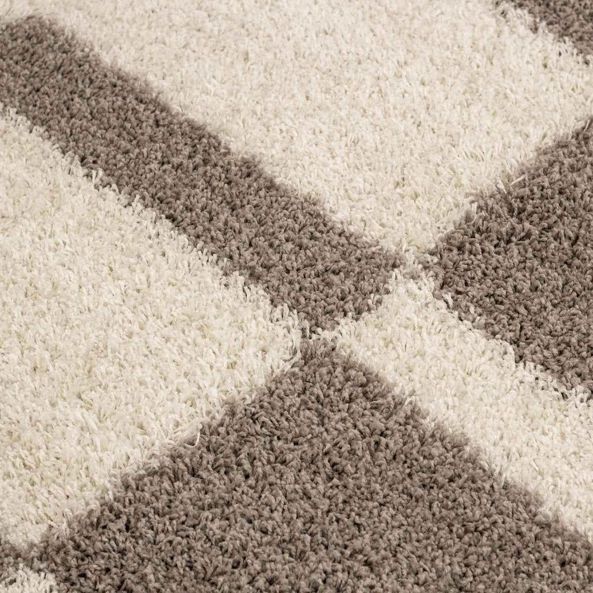 Hochflor-Teppich GALA – Karomuster