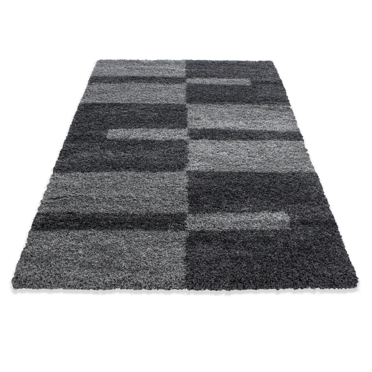 Hochflor-Teppich GALA – Karomuster