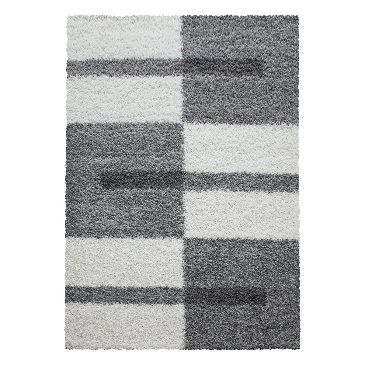 Hochflor-Teppich GALA – Karomuster