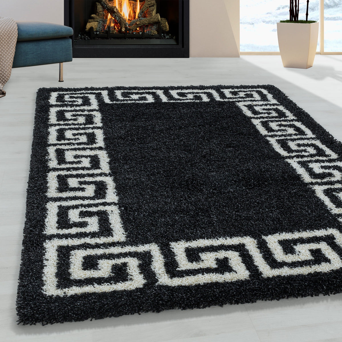 Design 3301 Anthrazit Rechteckig