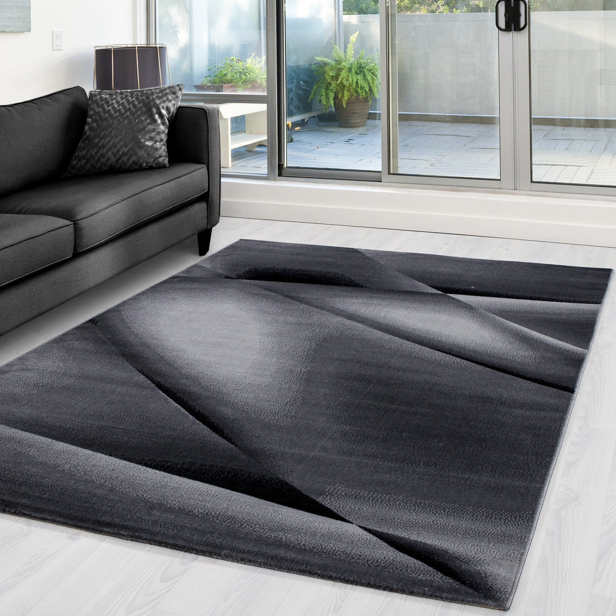Design 6590 Schwarz Rechteckig