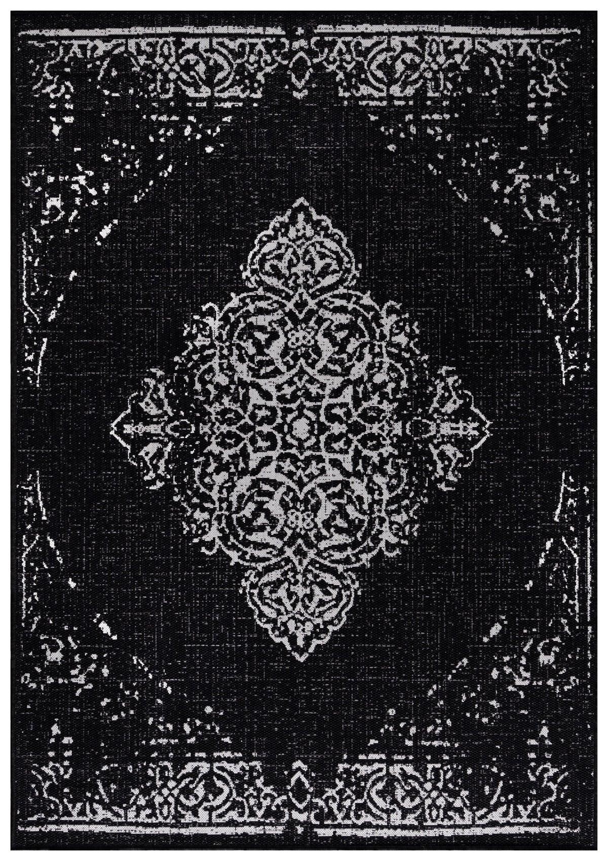 Design 4416 Schwarz Rechteckig